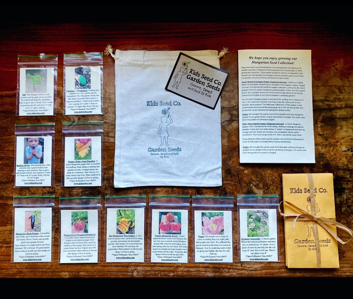 Hungarian Heirloom Garden Seed Variety Collection